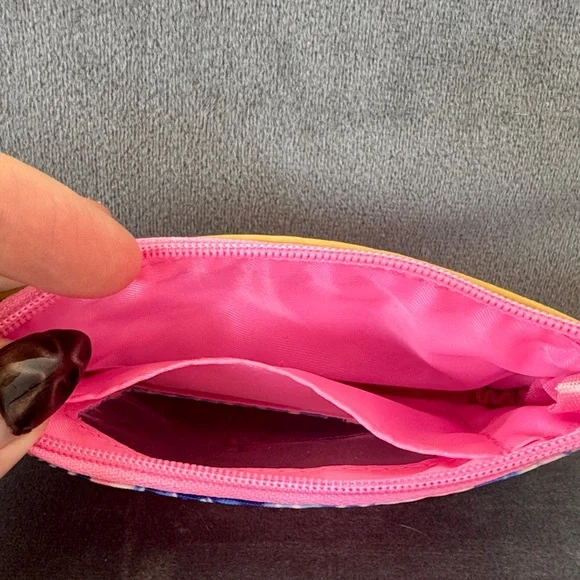 Lilly Pulitzer Vibrant Blue and Pink Pouch - Picture 6 of 8